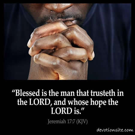 Daily Bible Verse:- Jeremiah 17:7 